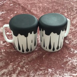 Black Drip Mugs, Perfect For Any Halloween Display